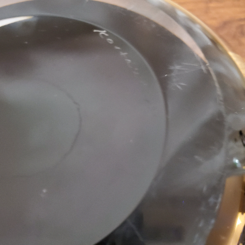 VICKE LINDSTRAND FOR KOSTA BODA NAVY BLUE LARGE SWEDISH GLASS BOWL - Picture 4 of 6