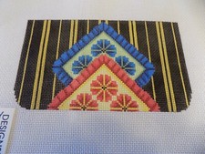 HAND PAINTED CLUCH PURSE FLAP BY TRUBY