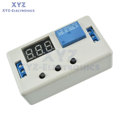 DC 12V Digital LED Display Home Auto Delay Timer Control Switch Relay Module US
