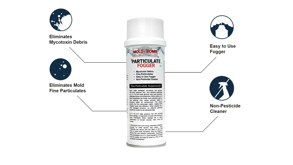 Mold Bomb Particulate Fogger | Suppresses Mold Spores, Mildew in One Treatment - Image 3 of 4