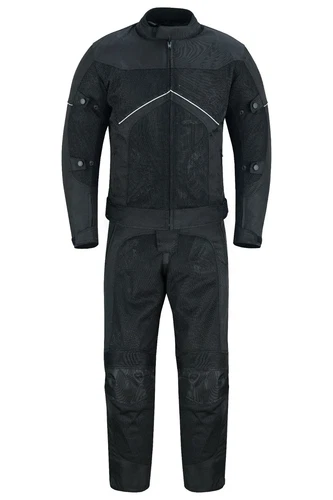 Armoured Mesh Textile Motorcycle Racing Jacket & Pants Protective Suit