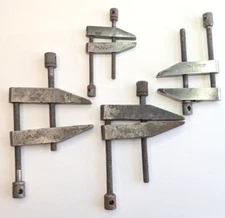 LOT OF 4 MACHINIST PARALLEL CLAMPS STARRETT  161-B, C, D ~ INCOMPLETE