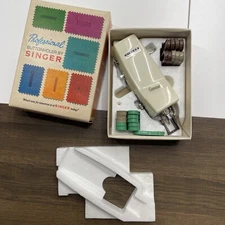 Vintage Singer Professional Buttonholer SIMS 4642 381116 Complete in Box CIB