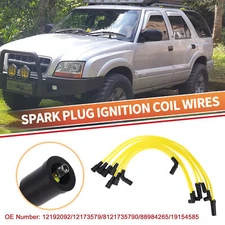 7 Pcs Spark Plug Wire Ignition Coil Cable No.12192092 for Chevrolet Astro 96-05