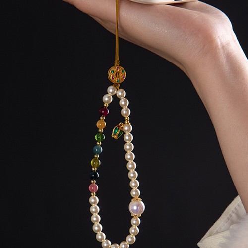 Handy Kette Mädchen Perlen Telefongurt Anti-verlorenes Telefon-Lanyard - Zdjęcie 10 z 12