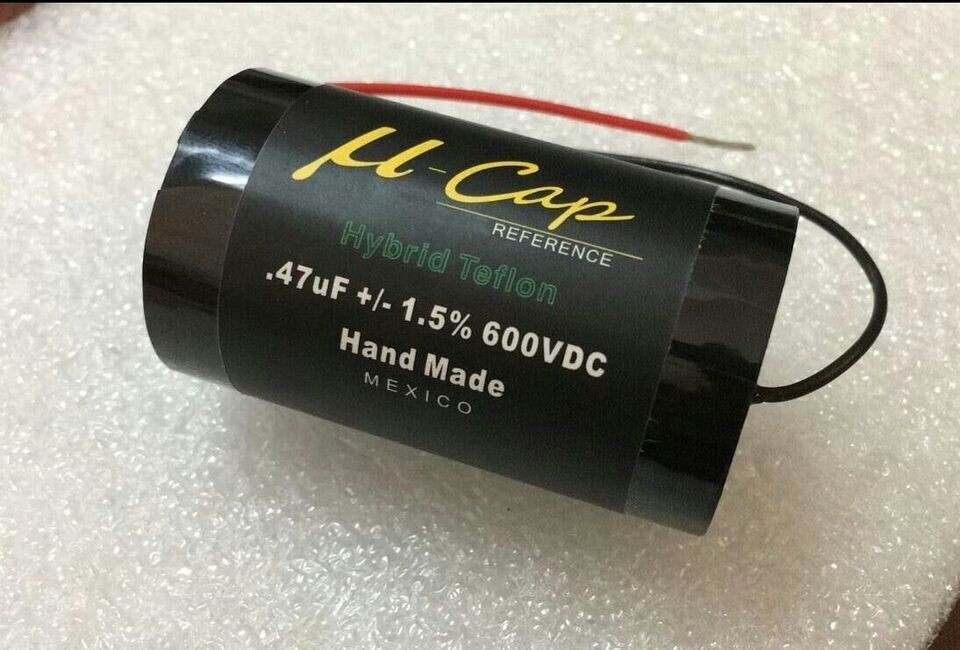u-Cap +/-1.5% 600V copper foil HYBRID TEFLON handmade capacitor for hi-end audio