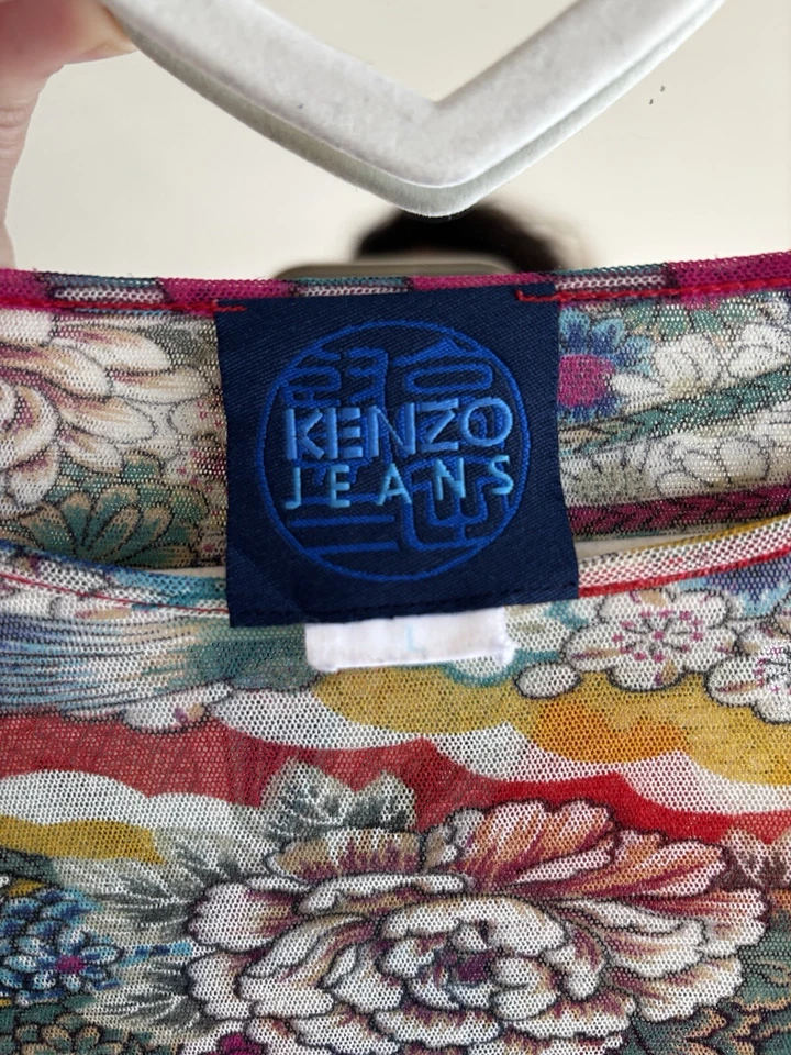 Vintage Kenzo Jeans Mesh Top - Image 4 of 4