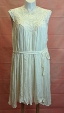 Torrid CROCHET LACE Embroidered MIDI DRESS - LACE WHITE Size 4 Large NWT