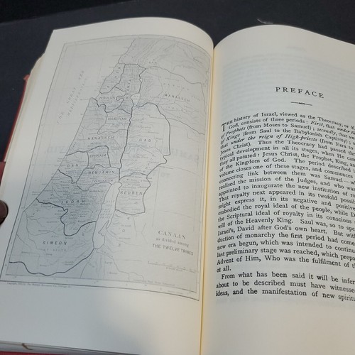 Edersheim Bible History Old Testament Red 1972 Vol 1 Hardcover Vintage 1st Ed - Picture 12 of 15