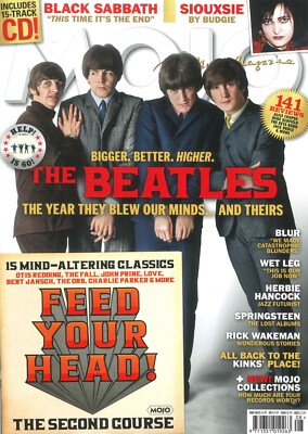 Mojo Magazine: Free 15-Track CD, Beatles, Black Sabbath, Siouxsie, Aug 2025