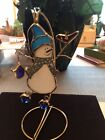 Stained Glass Snowman With Scarf, Birdhouse And Cardinal Suncatcher