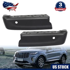Left & Right Paintable Rear Bumper End Set For 2021-2023 Ford F-150 W/ Sensor