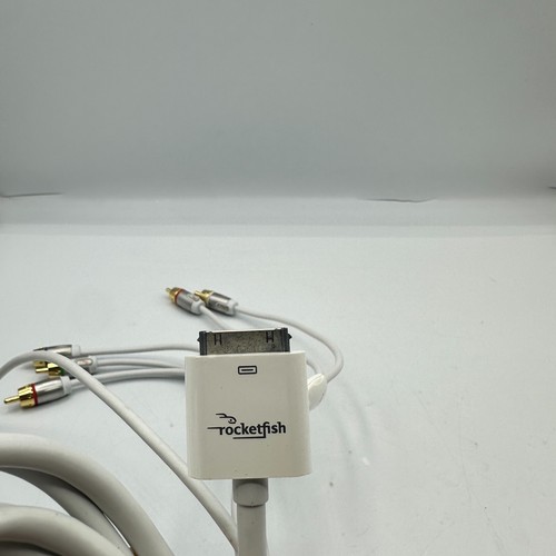 Tested Composite Video to Stereo RCA Cable USB for iPod iPhone iPad 30 Pin Dock - Picture 4 of 7