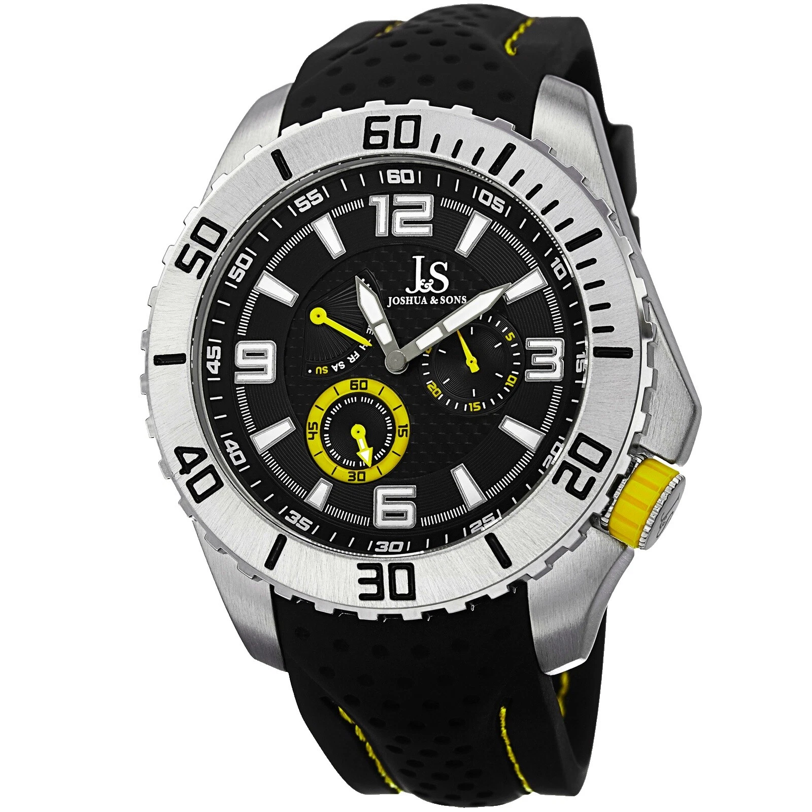 Caso de goma Joshua & Sons Relojes de pulsera