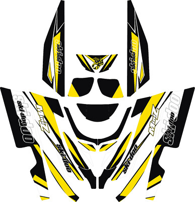 SKI DOO WRAP KIT MINI Z 1998 THROUGH 2003 STRIPE WITH TUNNELS AND