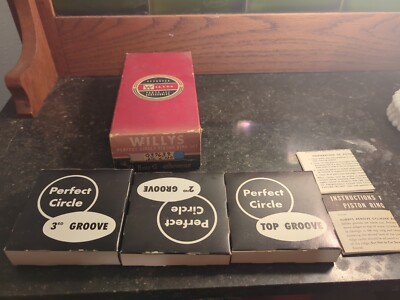 Piston Ring Set 1962-1973 Willys Kaiser JEEP Tornado 230 OHC Six M715 .010 Over