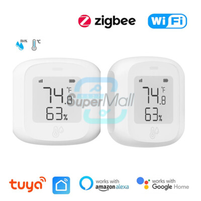 Tuya Smart WiFi/Zigbee Temperature Humidity Sensor Meter Thermometer Hygrometer