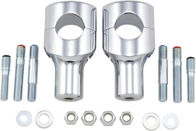 DRAG SPECIALTIES 0602-0467 RISERS BIG BUF 3'' CHR