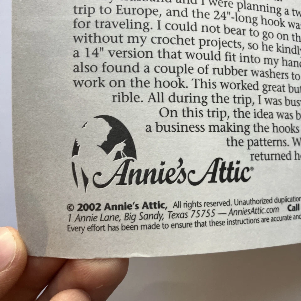 Vintage Annie's Attic 121279 Crochenit Easy Place Mats & Trivets 6 Designs 2002 - Image 3 of 4