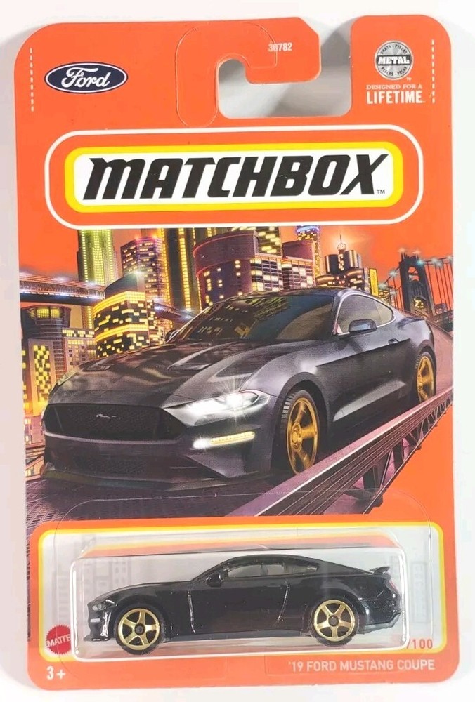 Matchbox -'19 Ford Mustang Coupe Black 2024 98/100