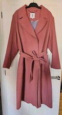 Jasper Conran Dusty Pink Coat Size 18 New