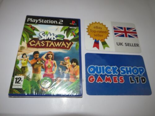 Sims 2 Castaway PS2 Sony PlayStation 2 Instruction Manual Only