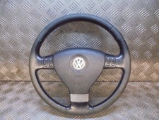 VOLKSWAGEN GOLF 2007 1.6 FSI MK5 5DR LEATHER MULTIFUNCTION STEERING WHEEL