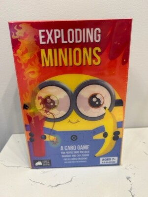 NEW Exploding Minions by Exploding Kittens - A Russian Roulette Card Game