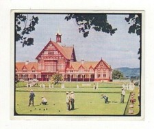 Sanitarium NZ Card. New Zealand before 1987. Lawn Bowls, Govt Gardens, Rotorua
