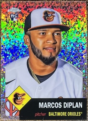 Marcos Diplan 2022 Topps Platinum Anniversary Rose Gold Speckle #02/75 #465