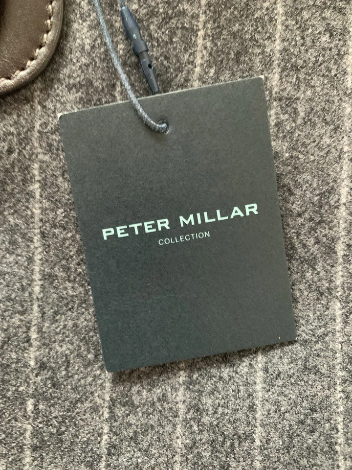 Bolsa de equipaje para ropa Peter Millar de lana gris a rayas nueva rara - 42 pulgadas de largo Foto 2 de 4