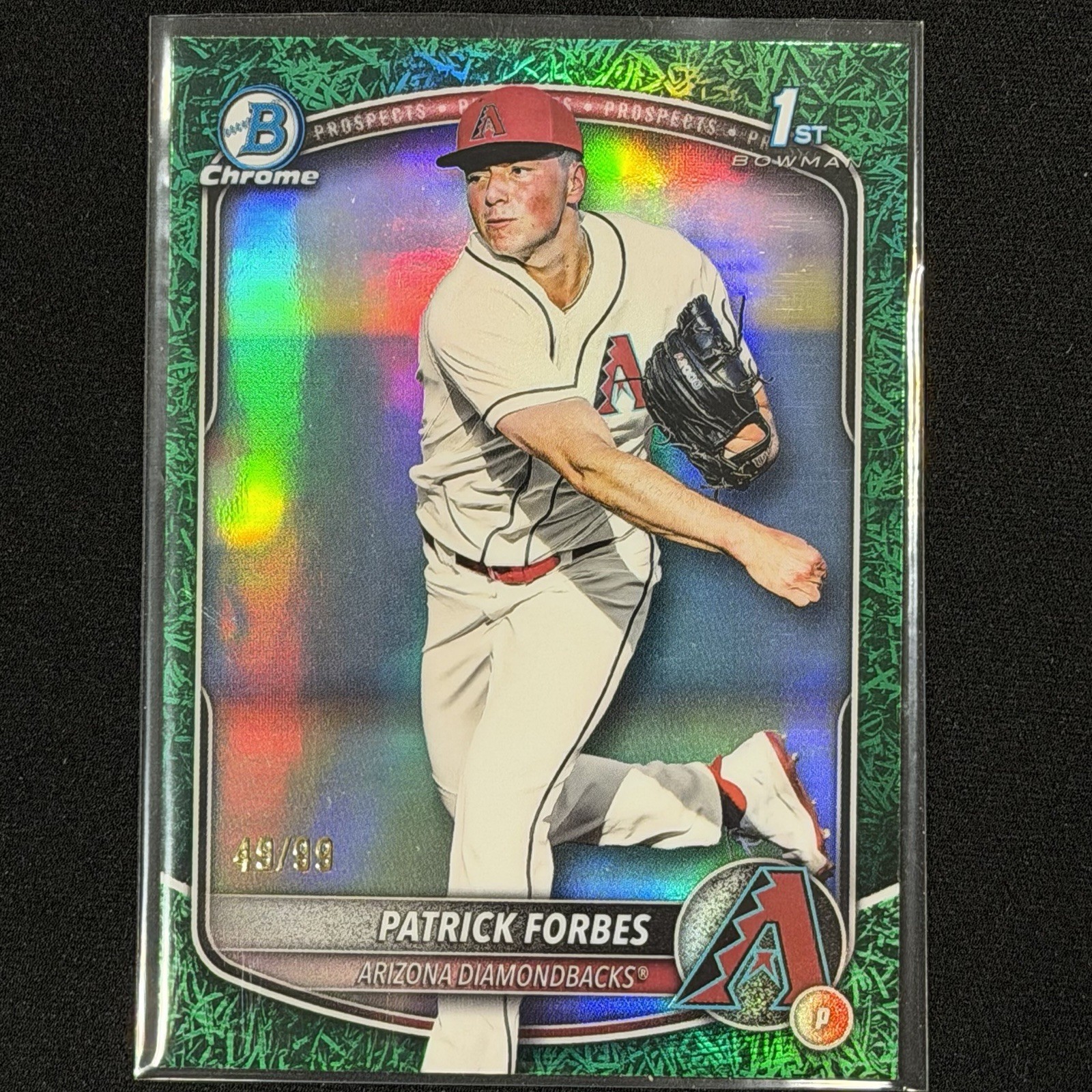 2025 Bowman Draft Patrick Forbes #BDC-89 1st Chrome Green Grass Refractor /99