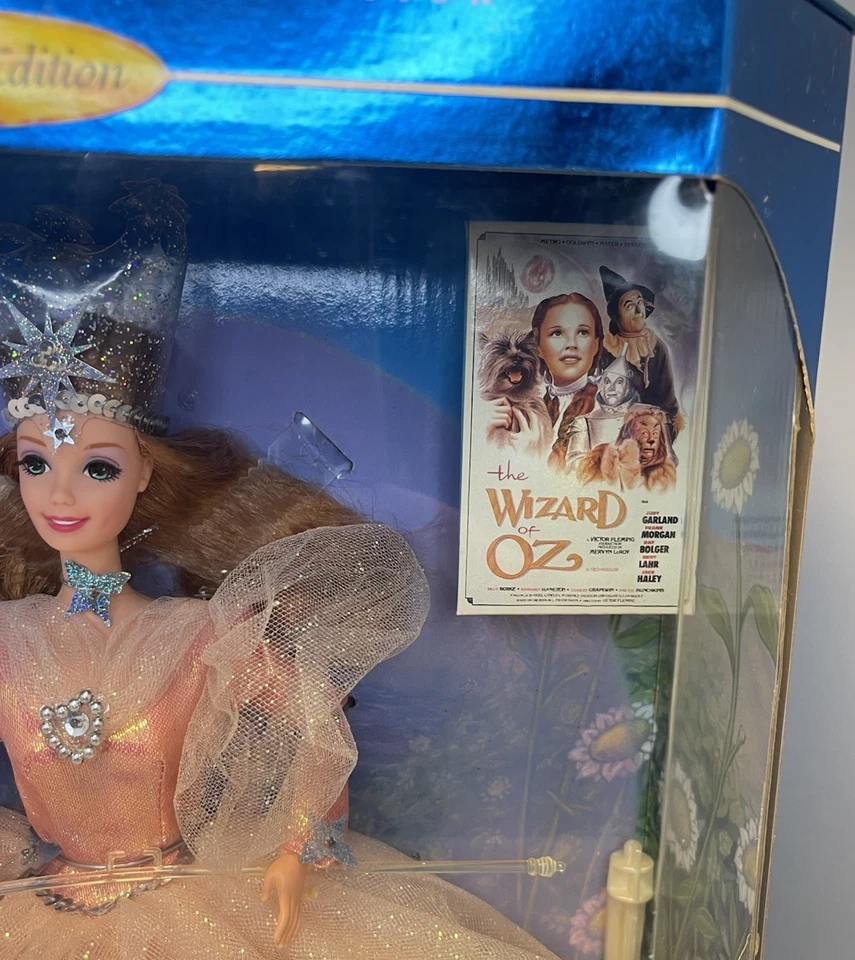 复古芭比娃娃 饰 Glinda the Good Witch 绿野仙踪 好莱坞传奇 美泰 95 — 第 3/4 张图片