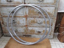SUPER CHAMPION JANTES ALU PNEUS ROUES VELO RANDONNEUSE ANCIEN RIMS BICYCLE 650