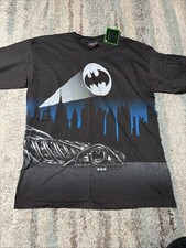 Vintage 1995 Batman Forever Batmobile All Around T Shirt With Tags Dry Rot Rips