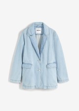 Jeansblazer Boyfriend Fit Gr. 44 Hellblau Damen Jeans-Blazer Sakko Jacke Neu*