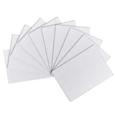 uxcell 10pcs Corrugated Cardboard Paper 7.87-inch x 11.86-inch, White 