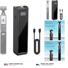 Pocket 3 Battery 5000mAh Handle Compatible for DJI Osmo Pocket3/Pocket 4/4P