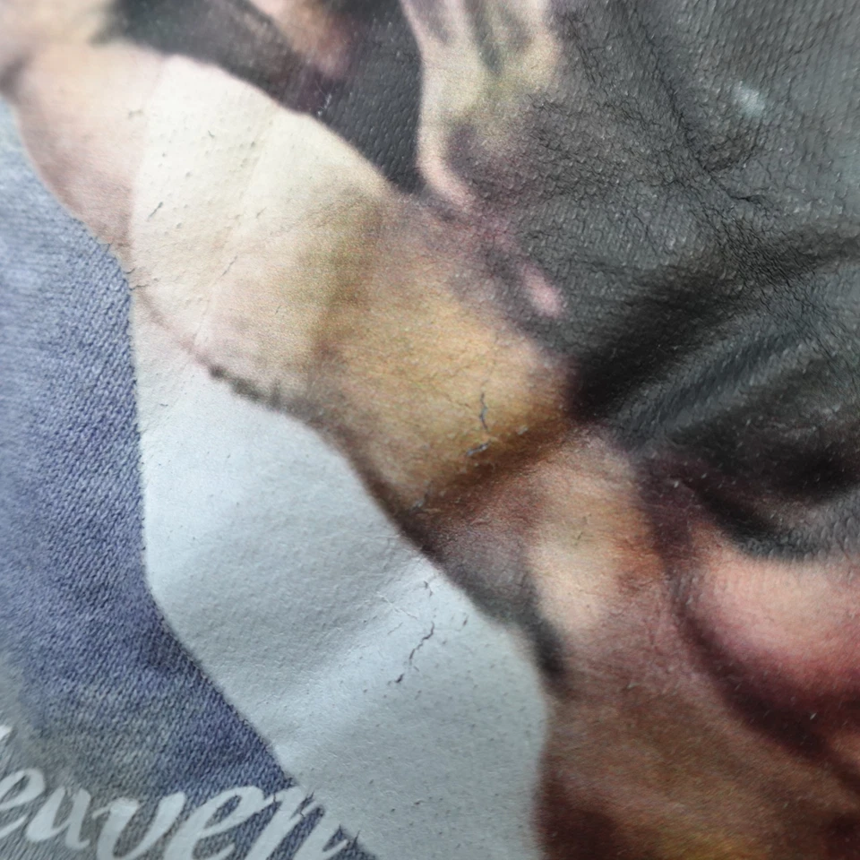 Prps Suéter Grande Azul Gris Sudadera con Capucha Doble Cara Foto 3 de 4