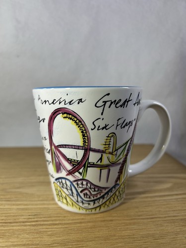 Six Flags Great American Theme Park Souvenir Coffee Mug - Picture 5 of 9