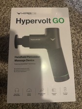 NEW Hyperice Hypervolt GO Black Handheld Percussion Massage Gun Device 3 Speed