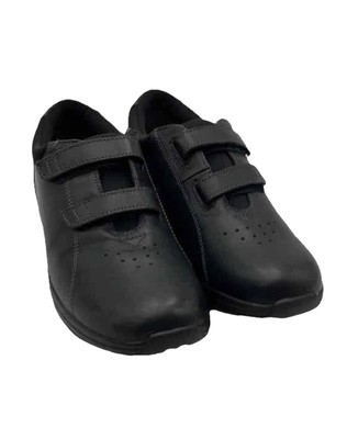 Drew Womens Lotus 14631-12 Black Leather Round Toe Sneakers Shoes Size 10.5