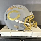 D'Andre Swift signed Chicago Bears Slate Mini Helmet JSA Authenticated