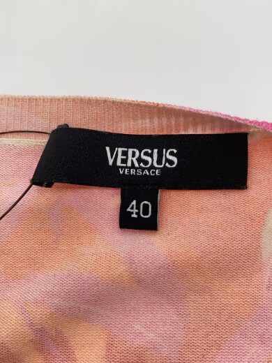 VERSUS VERSACE/14SS/Knit sweater (thin)/Size 40/Silk/ORN/All-over pattern/BD8028 thumbnail 3