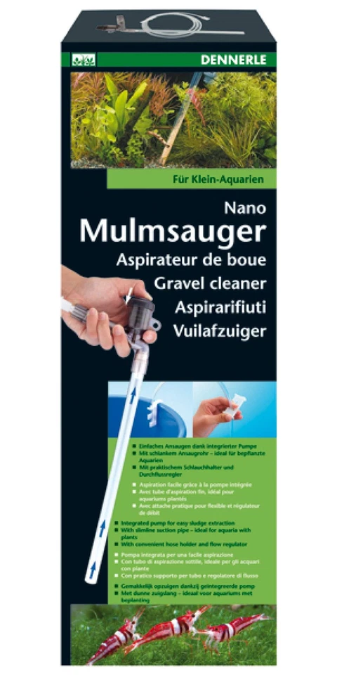 Nano Aspirateur de boue - Nettoyeur de Gravier pour Aquarium, avec limiteur d... - Photo 2/4