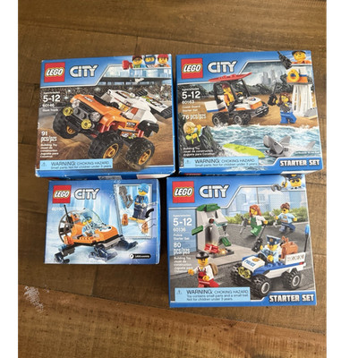 LEGO City Starter Sets Stunt Truck, Coast Guard, Arctic, Police 60146 60163 601 