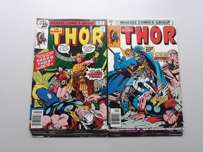 Thor 276-300 Lot Of 19 Marvel Comics MCU Mid To Higher Grades 