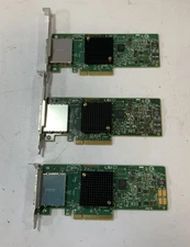 (Lot of 3) LSI SAS9207-8e 8-Port SAS /SATA 6Gbps PCIe RAID Controller Card "Q4E"