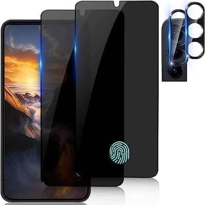 2+2 Pack Screen Protector & Camera Lens Protector S23 Plus Anti-Scratch Privacy