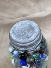 MARBLES in Half Gallon JAR vintage jar filled with marbles 7 pounds 10 ounces — photo 9